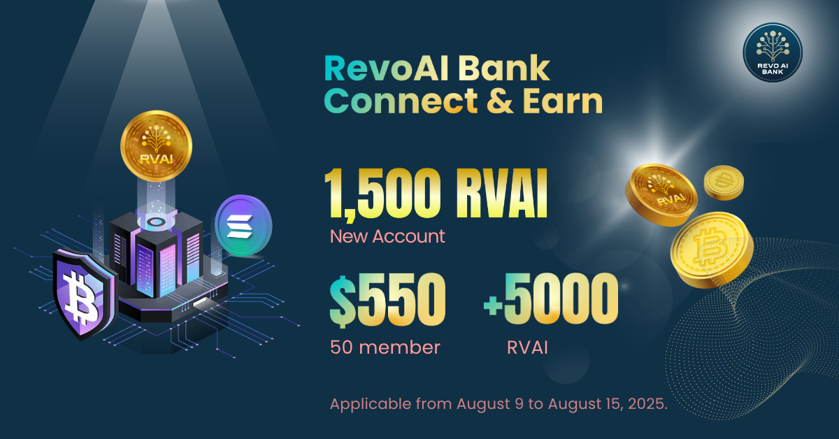 Official Announcement: RevoAI Bank Connect & Earn